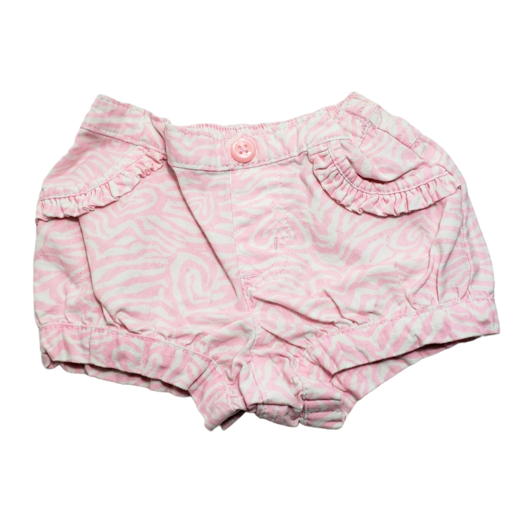 Garanimals Zebra Print Girl Shorts Pink Size 0-3 M